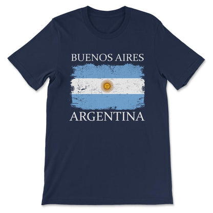 Buenos Aires Argentina Flag Argentina Tourist Capital Argentina Gift - Navy