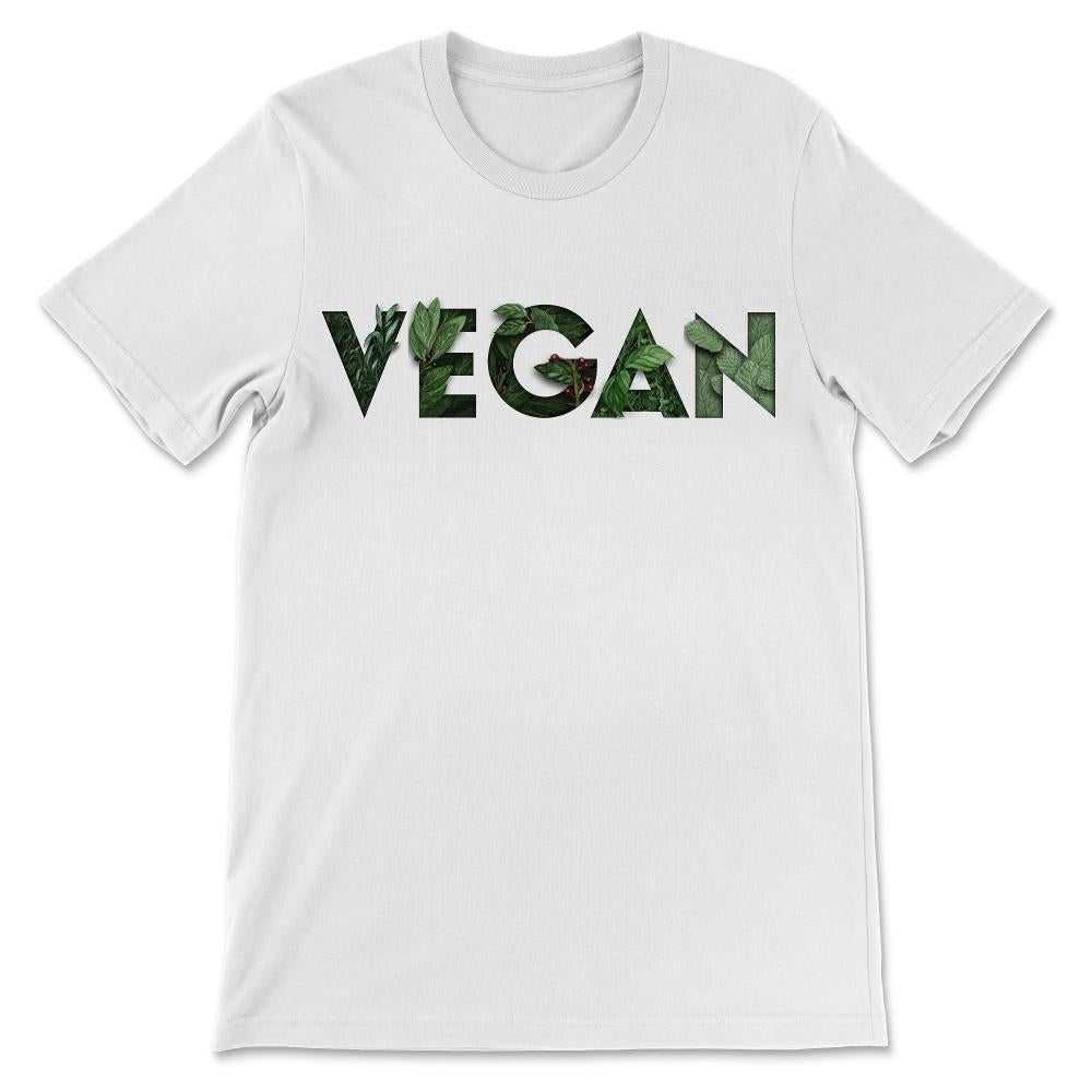 Vegan - Herbivore - Vegetarian Super Food Lover Gift Tee - Unisex - White