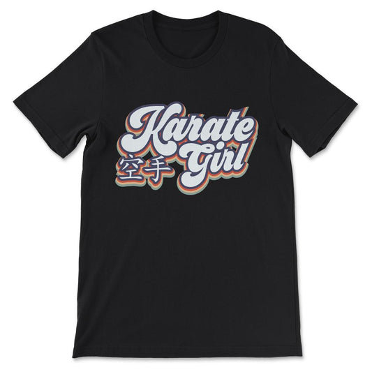 Karate Girl Karate Student Karate Learner Martial Arts Lover Gift Tee - Black