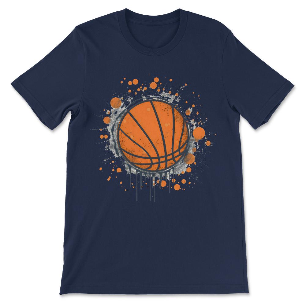 Done - Basketball Bball Player Lover Basketballer Sports Retro Game - Navy