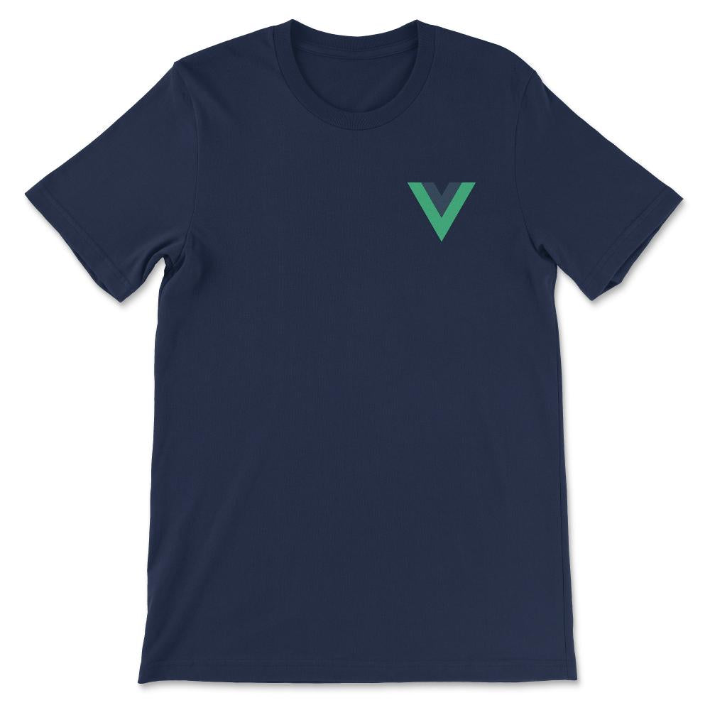 vue pocket Gift Tee - Unisex T-Shirt - Navy