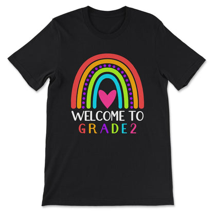 Welcome Grade 2nd Grade 2nd Student Grade 2nd Class Gift Tee - Unisex - Black