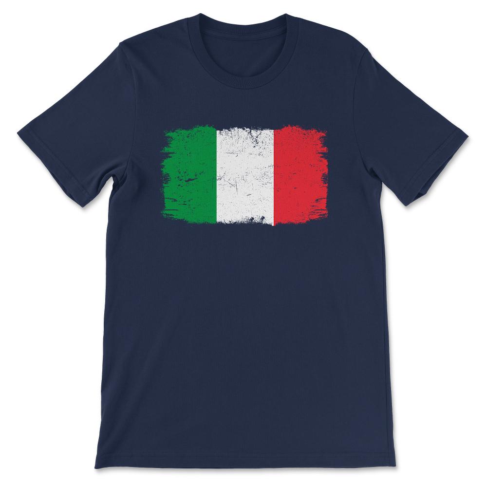 Italy Country Flag Italy Tourist Italy Country Team Gift Tee - Unisex - Navy