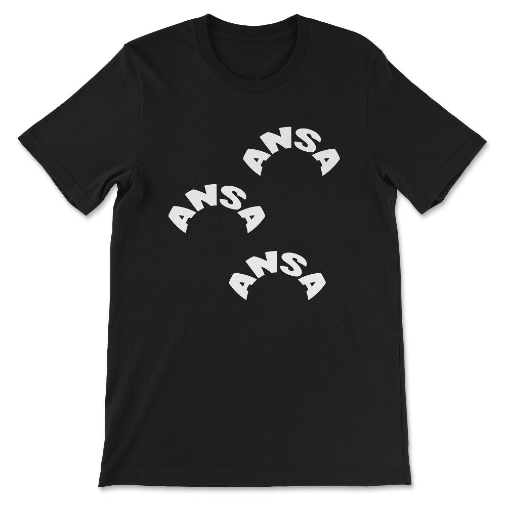 Arkansas (arc ansas). white Gift Tee - Unisex T-Shirt - Black