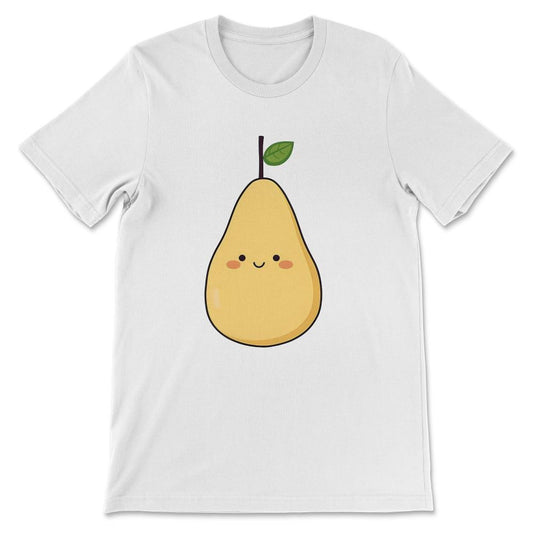 Done - Pear Kawaii Fruit Lover Cute Funny Fruitarian Veganism Plant - White