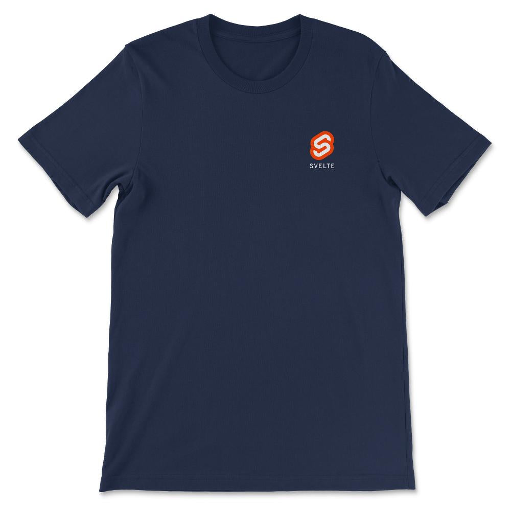 Svelete Programming Pocket Logo Shirt 2 Gift Tee - Unisex T-Shirt - Navy