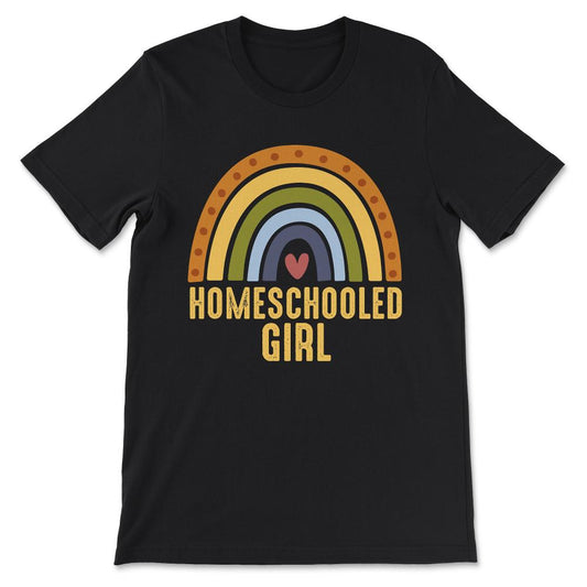 I Love Homeschooling Homeschool Home school Mom Dad Boy Girl Gift Tee - Black