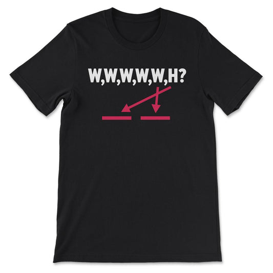 Hawaii (who what where when why how white Gift Tee - Unisex T-Shirt - Black