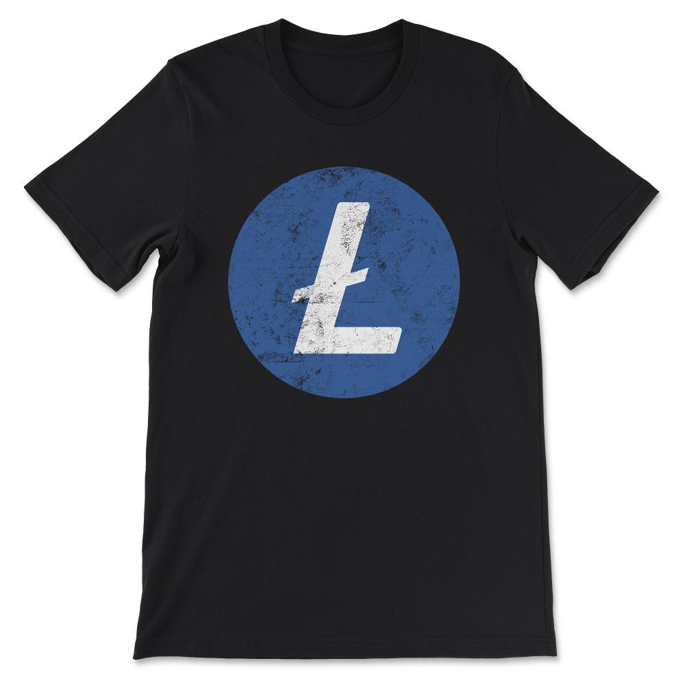 Litecoin LTC Shirt 3 Gift Tee - Unisex T-Shirt - Black