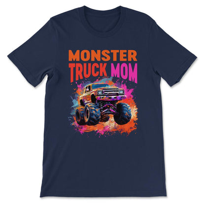 Done - Monster Truck Big Retro Race Dad Trucker Lover Jam Vintage - Navy