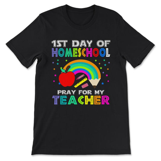 I Love Homeschooling Homeschool Home school Mom Dad Boy Girl Gift Tee - Black