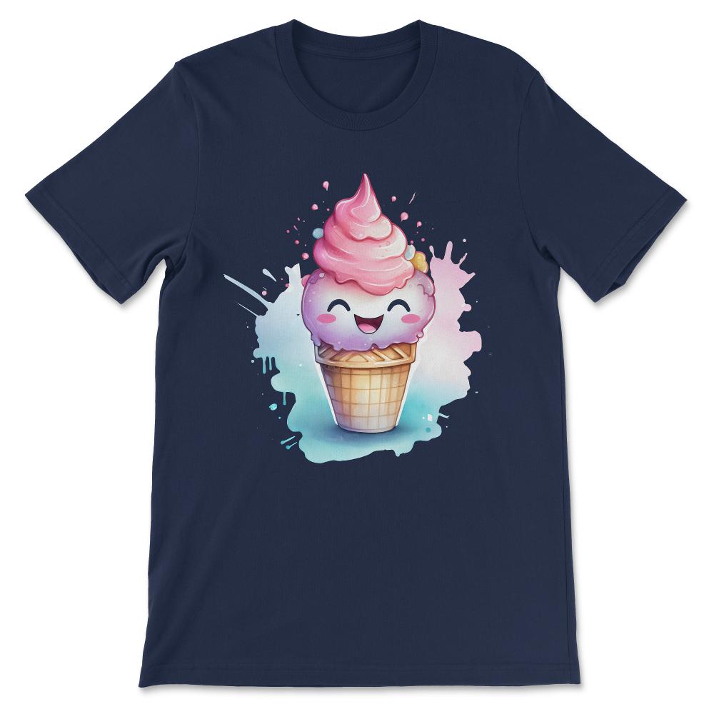 Done - Ice Cream Cone Lover Cute Funny Summers Gelato Dessert Sweet - Navy