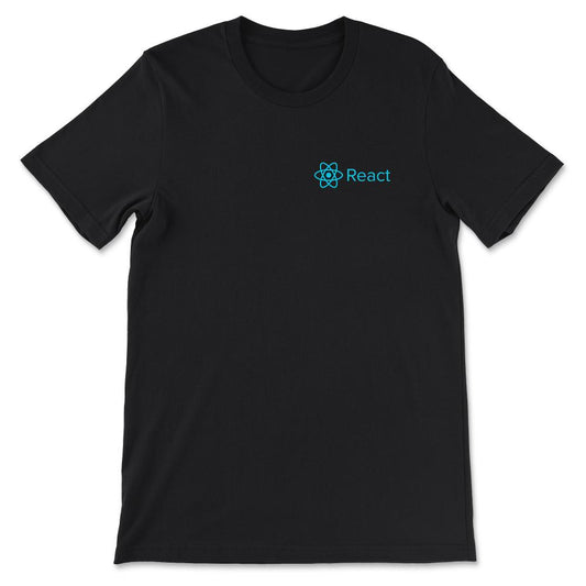 React pocket 2 Gift Tee - Unisex T-Shirt - Black