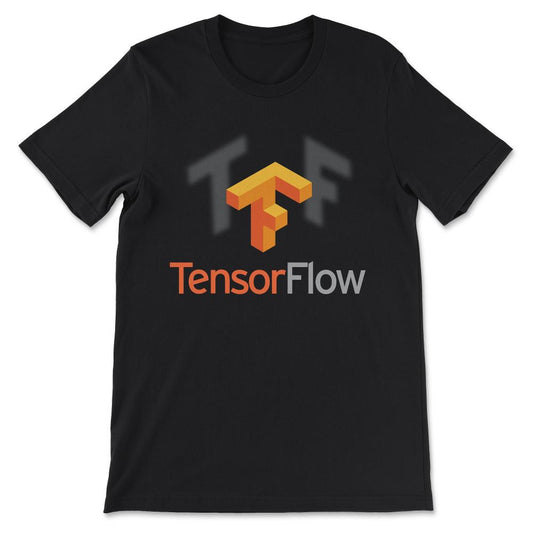 Tensorflow logo Gift Tee - Unisex T-Shirt - Black