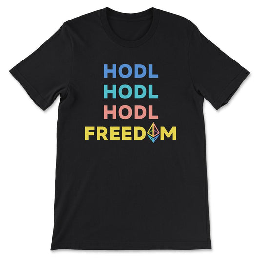 Ethereum Logo ETH Coin Crypto Bitcoin Trader Miner Gift Gift Tee - - Black