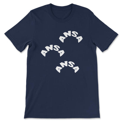 Arkansas (arc ansas). white Gift Tee - Unisex T-Shirt - Navy