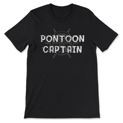 Pontoon Captain Best Pontoon Captain Ever Father Uncle Gift Gift Tee - Black