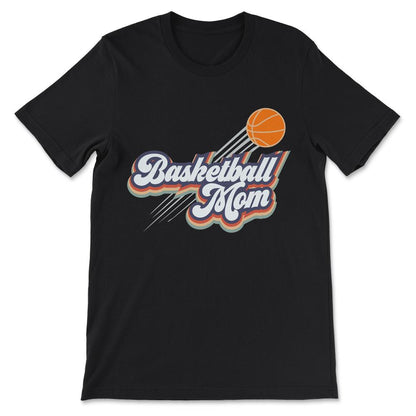 Basketball Mom Basketball Mama Basketball Mother Player Gift Tee - - Black