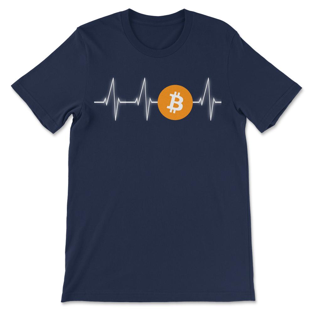 Bitcoin BTC Coin Crypto Trader #bitcoin Future Freedom Gift Gift Tee - Navy