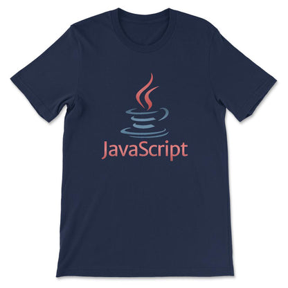 Javascript Java Parody Shirt Gift Tee - Unisex T-Shirt - Navy