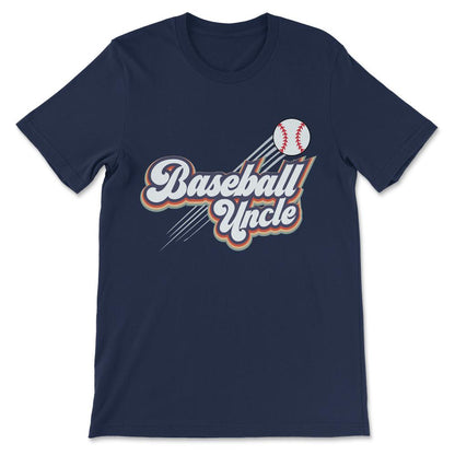 Baseball Uncle Baseball Man Baseball Player Baseball Coach Gift Tee - - Navy