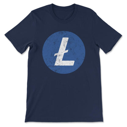 Litecoin LTC Shirt 3 Gift Tee - Unisex T-Shirt - Navy