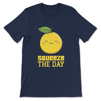 Done - Squeeze The Day Lemon Cute Funny Summer Time Lemonade Citrus - Navy