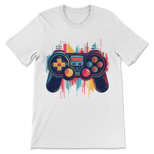 Done - Play Station Game Controller Gamer Retro Video Console Nerd - White