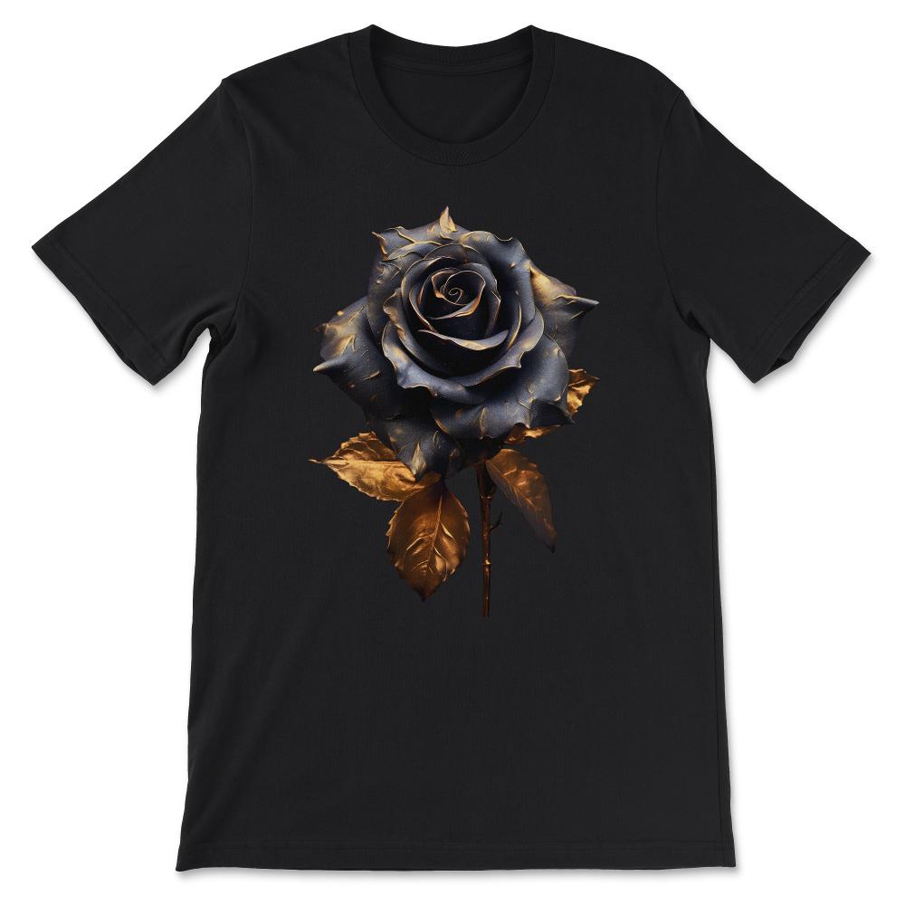 Done - Black Rose Flower Lover Floral Burnt Floret Blooming Garden - Black