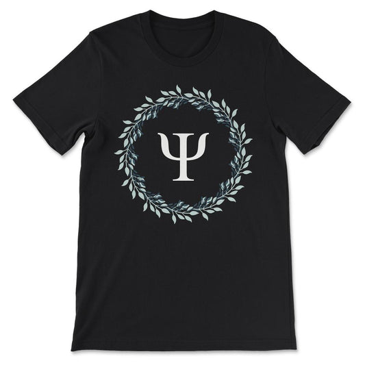 Psychology Logo Psychologist Student Teacher Researcher Gift Gift Tee - Black