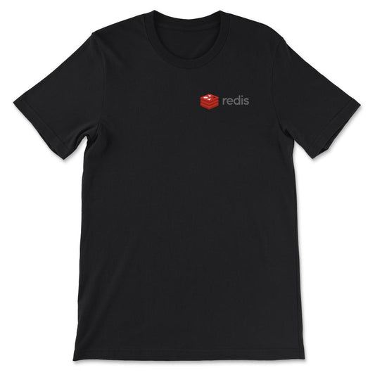 redis pocket Gift Tee - Unisex T-Shirt - Black
