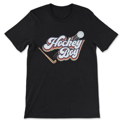 Hockey Boy Hockey Man Hockey Player Hockey Team Hockey Sport Gift Tee - Black