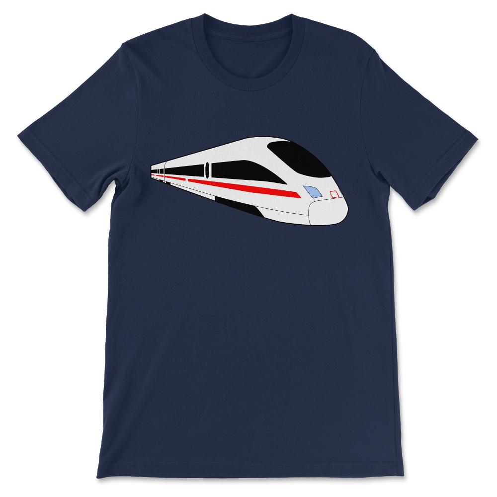 Train Shirt 5 Gift Tee - Unisex T-Shirt - Navy