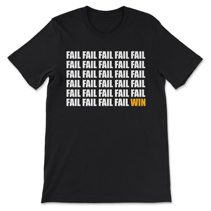 Failure Process Winning Process Winning Mindset Winning Goals Gift - Black