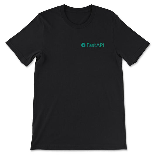 FASTAPI pocket Gift Tee - Unisex T-Shirt - Black