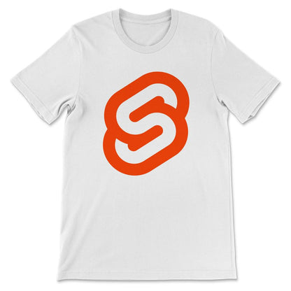 Svelete Logo Design For Programmers Who Like Svelete Gift Tee - - White