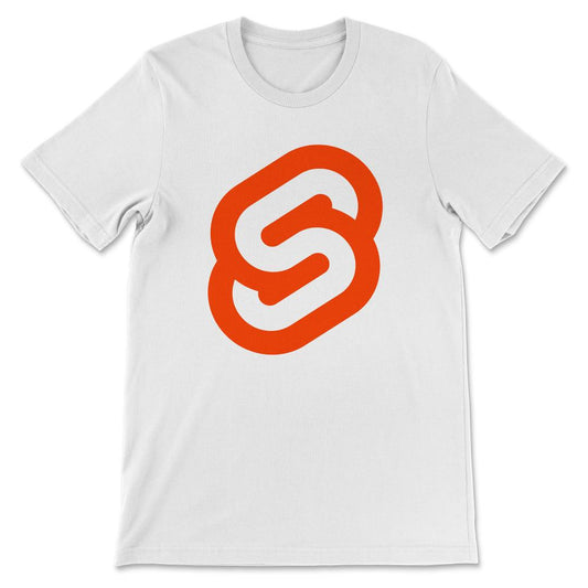 Svelete Logo Design For Programmers Who Like Svelete Gift Tee - - White