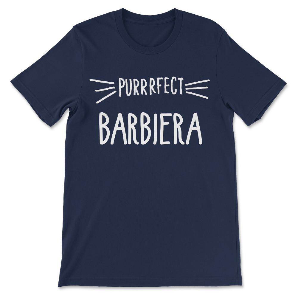 Perfect Barbiera - Funny Barber Hairdresser Hairstylist Joke Humor - Navy