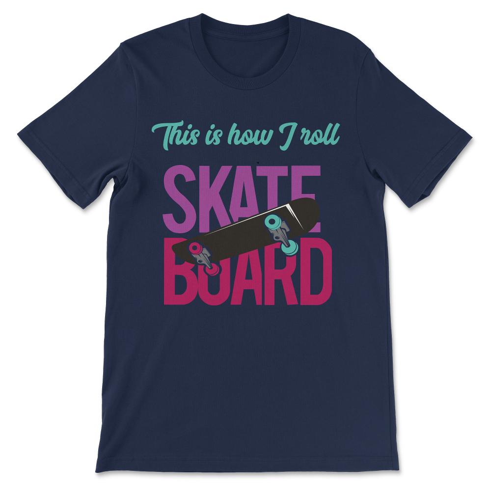 Stakeboard Shirt 7 Gift Tee - Unisex T-Shirt - Navy