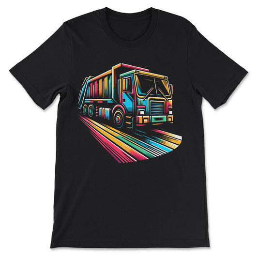 Truck - Lorry Trucks Colorful Lorry Truck Toddler Boy Girl Kids Gift - Black