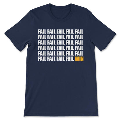 Failure Process Winning Process Winning Mindset Winning Goals Gift - Navy