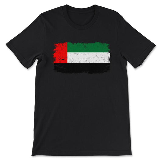 United Arab Emirates Country Flag United Arab Emirates Team Gift Tee - Black