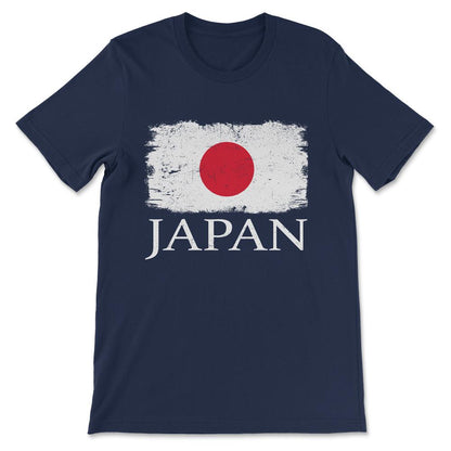 Japan Country Flag Japan Tourist Japan Country Team Gift Tee - Unisex - Navy