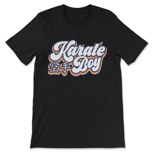 Karate Boy Karate Student Karate Learner Martial Arts Lover Gift Tee - Black