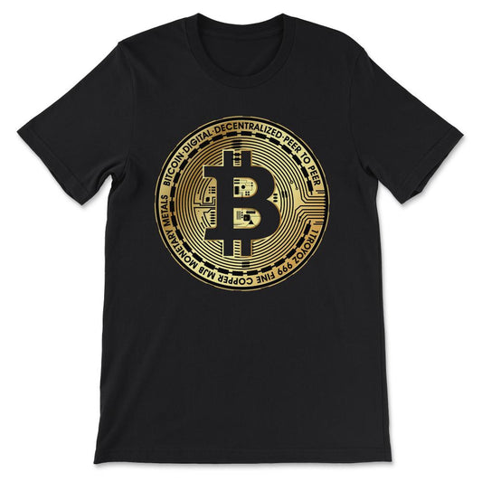 Bitcoin BTC Coin Crypto Trader #bitcoin Future Freedom Gift Gift Tee - Black