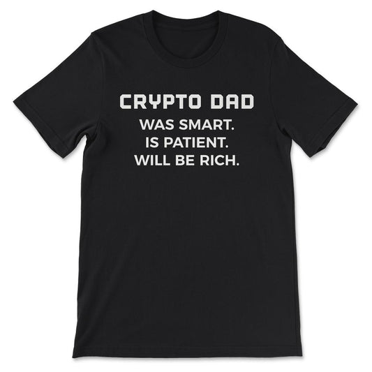 Crypto Dad Trader Ethereum Bitcoin Dad Hodl Fathers Day Gift Gift Tee - Black