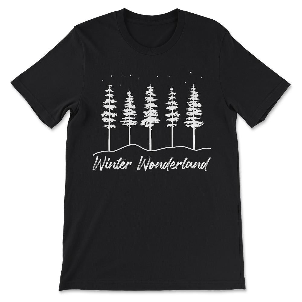 winter wanderlad Gift Tee - Unisex T-Shirt - Black