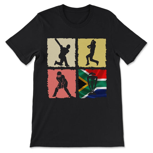India - India Cricket - Support India Cricket for World Cup Gift Tee - Black