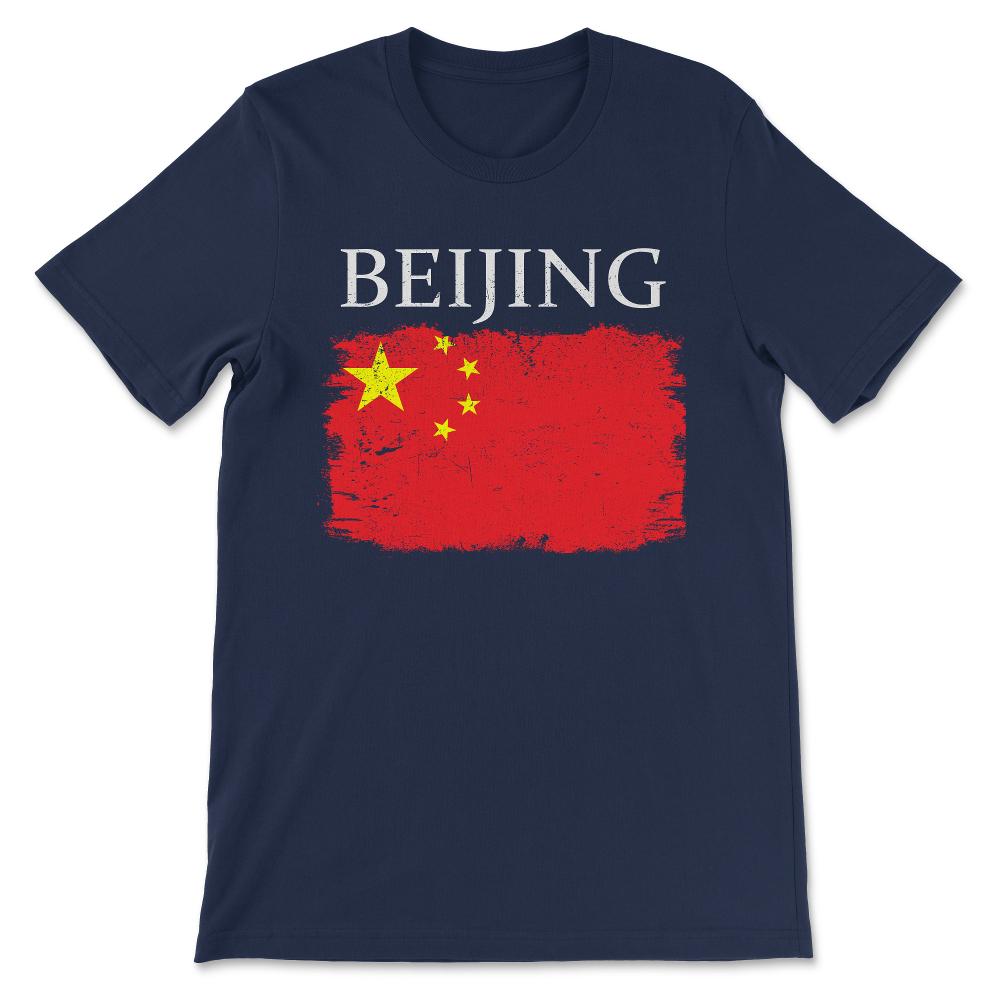 Beijing China Flag Capital China Beijing Tourist China Tourist Gift - Navy