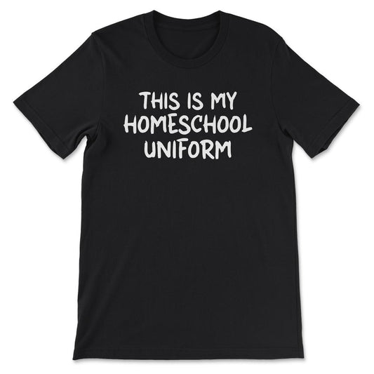 I Love Homeschooling Homeschool Home school Mom Dad Boy Girl Gift Tee - Black
